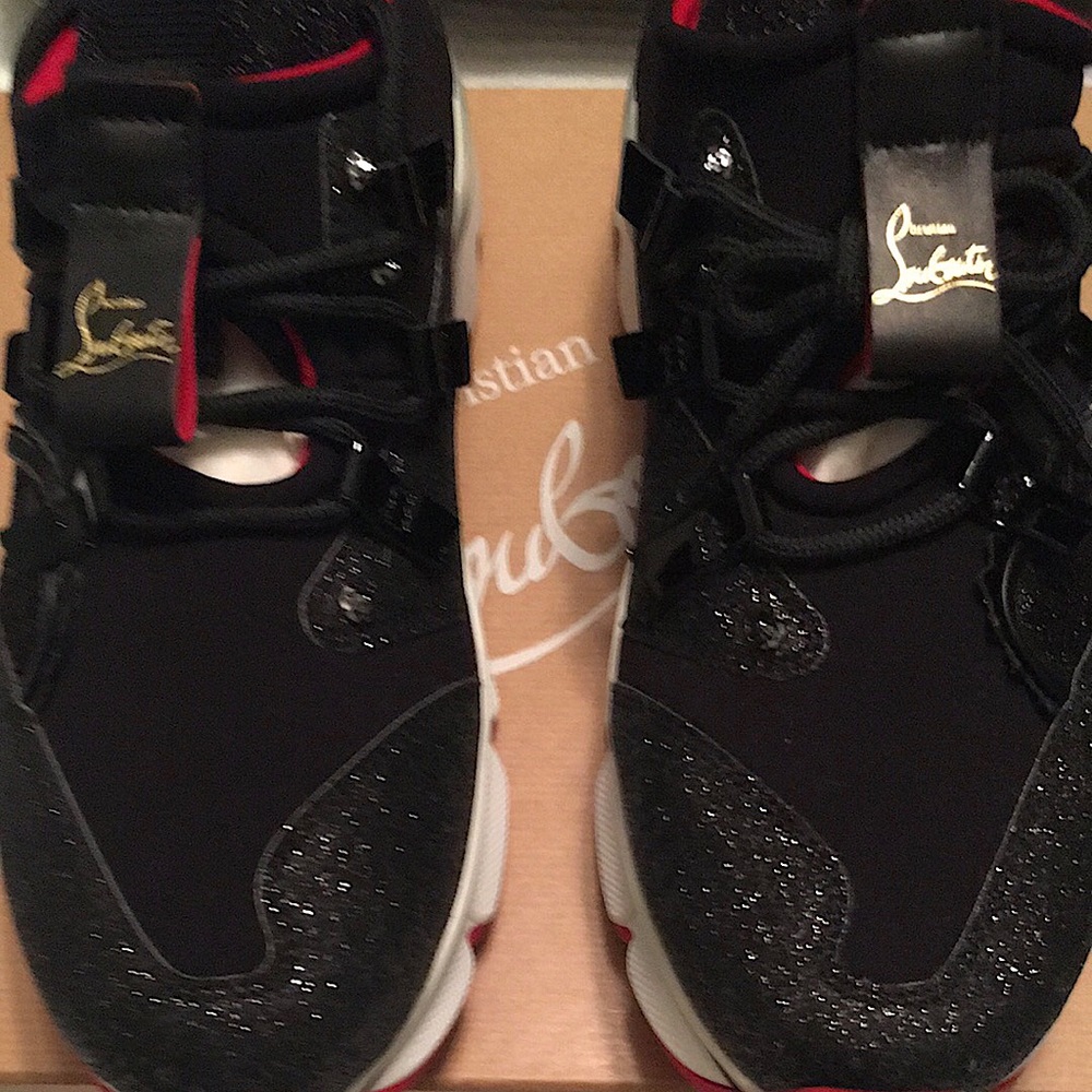 BNIB Christian Louboutin Donna Glitter Sneakers..Size 39...Proof of purchase - Picture 6 of 16